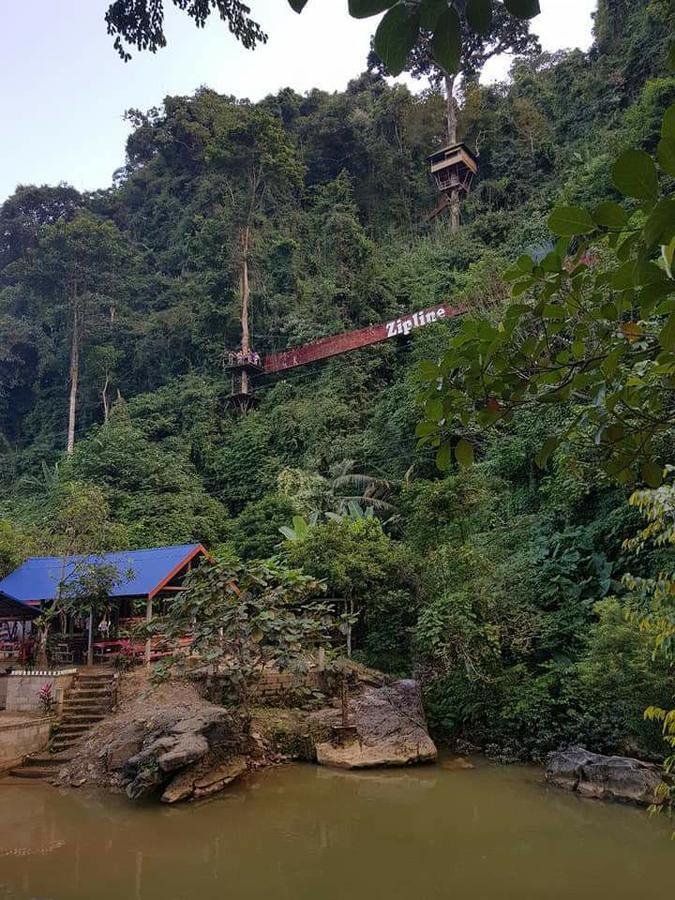 Elephant Adventure Village Tree House Vang Vieng Exteriör bild