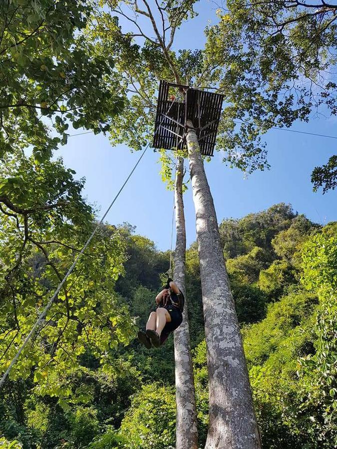 Elephant Adventure Village Tree House Vang Vieng Exteriör bild